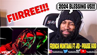HOLD ON NEW JID FEATURE!!!! French Montana feat. JID - Praise God (REACTION)