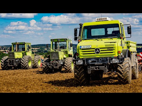 Unimog Vorstellung | U2400, U411, U1000, U430 & MB-Trac 1600 Turbo /700 Sound| Henning im Paradies!