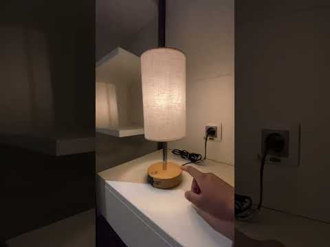 Gambar Informa Felton Lampu Meja E27 - Kayu/Krem