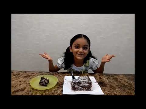 Six year old chef 'Tashvi' makes Birthday Cake for her grandfather (Nanaji)