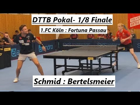U19 Meister Vs Blockmaschine DTTB POKAL [1/8 FINALE] |  A.Bertelsmeier(2463TTR) : E:Schmid(2263TTR)
