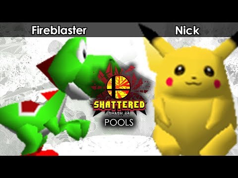 Smash 64: Fireblaster (Yoshi) V Slick | Nick (Pikachu) - Shattered 122 Tournament SSB64