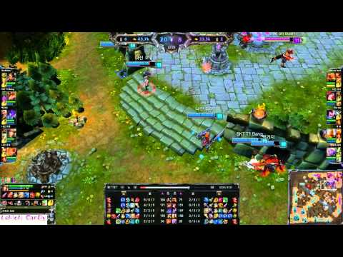 LOL - 나진 차세대 원딜 오뀨팀 VS 구거팀 - 140427 Kor Highlight - Ambition, Ohq, Faker, Bang, Guger, Pure, The shy