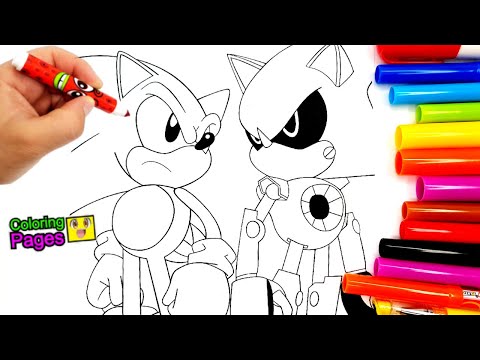 Sonic the Hedgehog and Metal Sonic best friends - Coloring Pages Max Brhon - Cyberpunk [NCS Release]