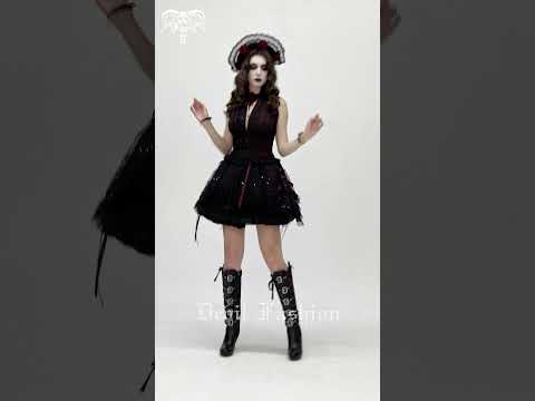 Gothic Tartan Mesh Tiered Skirt with Ribbon Frills