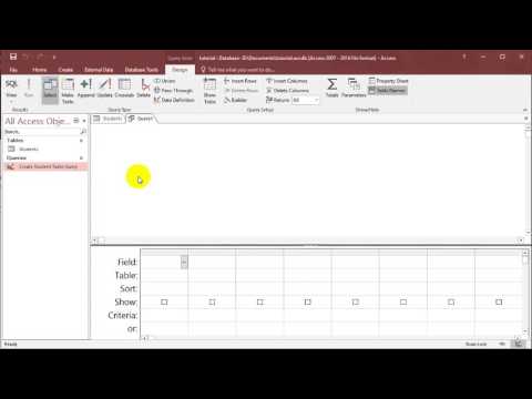 SQL with Microsoft Access 2016 lesson 2 - Inserting records
