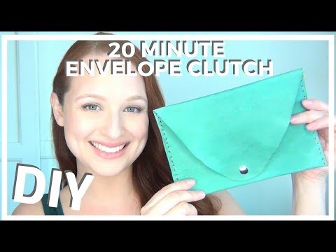 Envelope Clutch ♥ DIY with Tandy Leather