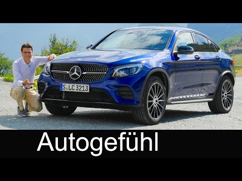 Mercedes GLC Coupé FULL REVIEW test driven all-new neu 250 & 350e 2016/2017
