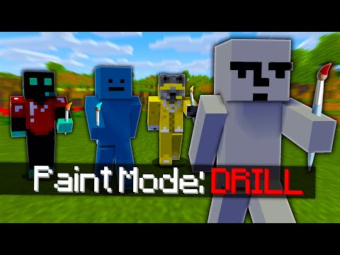 Minecraft Manhunt ma so dipingere