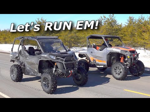 YouTube video about: Can am commander 1000 top speed?