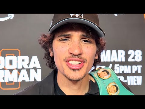Sebastian Fundora’s BRUTAL KO WARNING to Keith Thurman: “4 Rounds!”