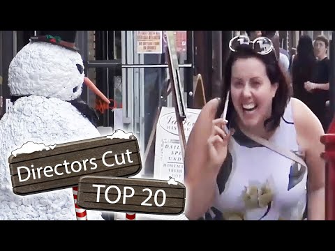 Top 20 Spectacular Moments It's A Person & It Moves Scary Snowman Prank
