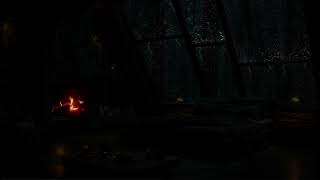 Ad-Free🌧️Peaceful Sleep Ambience with Rain on Windows in Cozy Cabin &  Crackling Fireplace😴