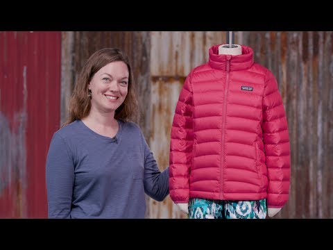 Girls down deals sweater jacket