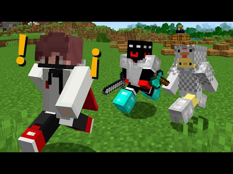 AQUISI+ - HUNGER GAMES with STREAMERS for $$$ in MINECRAFT