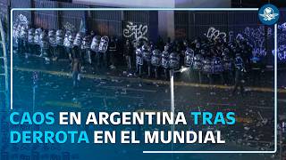 Argentina vive disturbios tras perder la final del Mundial 2026; hay 12 detenidos