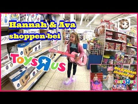 HANNAH SHOPPT IM TOYS R US 🛍 Was kauft eine 5-Jährige im SPIELZEUGGESCHÄFT ? 🛍 Partnervideo mit Ava