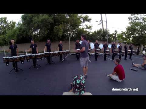 Santa Clara Vanguard Drumline 2014 - Drum Break (Multi-Angle)