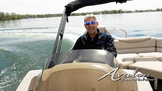 8) How to Accelerate & Turn a Pontoon Boat | 2017 Avalon Luxury Pontoons