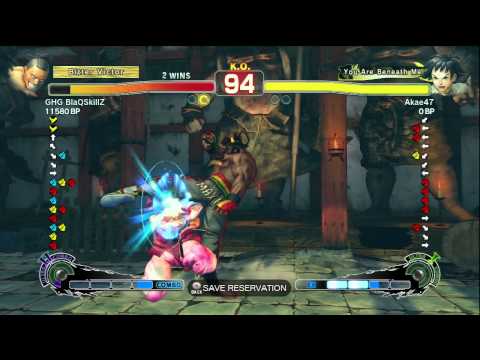 Akae47 (Makoto) Vs. GHG BlaQSkillz (DeeJay) SSFIV AE 2012