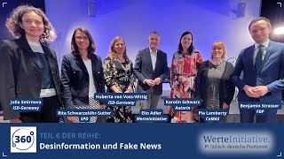 Vorschaubild: Discussion series 360°: “Disinformation”