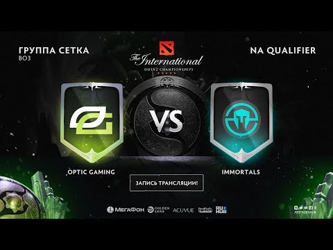 OpTic Gaming vs Immortals, The International NA QL, game 1 [Jam, CrystalMay]