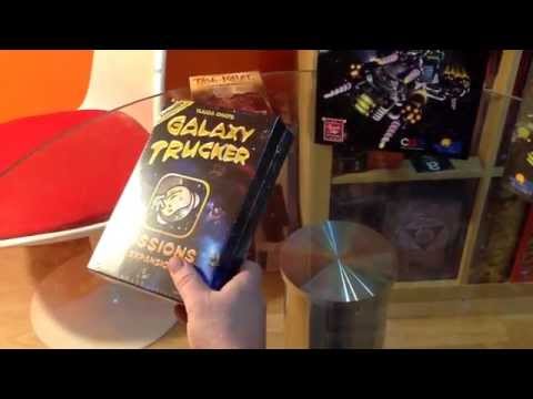 Galaxy Trucker Missions expansion ~ what's in the box? with biffta.
