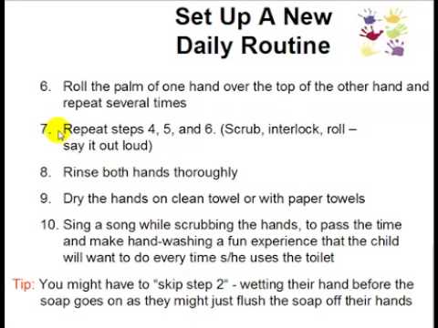 Potty Training - Set Up A New Daily Routine