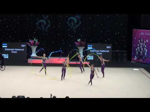 Junior National Team Estonia FIG Junior Team Final 5 ribbon Miss Valentine 2019