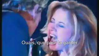 Johnny Hallyday &amp; Lara Fabian - Requiem pour un fou (Stade de France 98 + Paroles) (yanjerdu26)