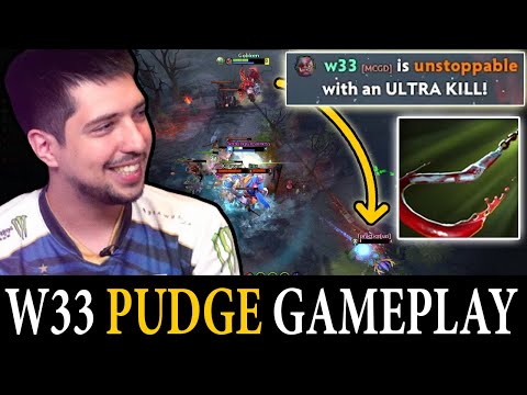 w33 Surprises by choosing PUDGE | Dota 2 Pro Players Clips