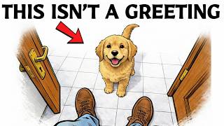 If Your Dog Greets You at the Door, They're Trying to Tell You This