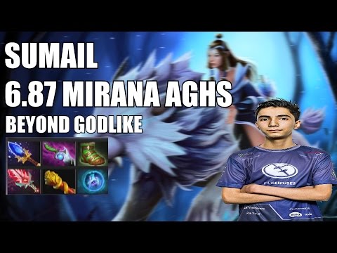 Dota 2 6.87 Aghs Mirana Pro Gameplay by SumaiL | Mid Mirana is back!