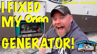 I FIXED MY ONAN GENERATOR MYSELF!!! Watch This!!!