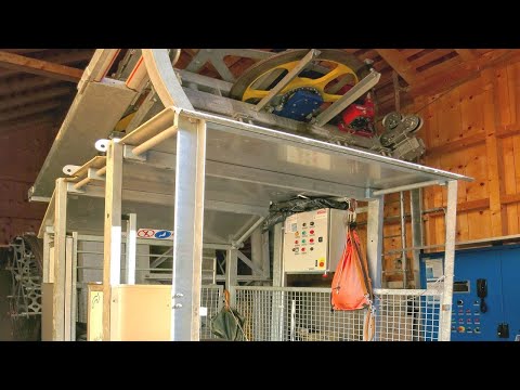 L'Etivaz - Arpilles - Luftseilbahn Bergfahrt Seilbahn téléphérique cable car