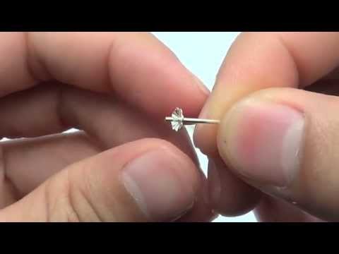 4mm Cup Fluted Pearl Earring - HWS1013