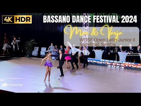 WDSF Bassano - Bassano Dance Festival 2024 - Open Latin Junior II - Semifinal - Samba