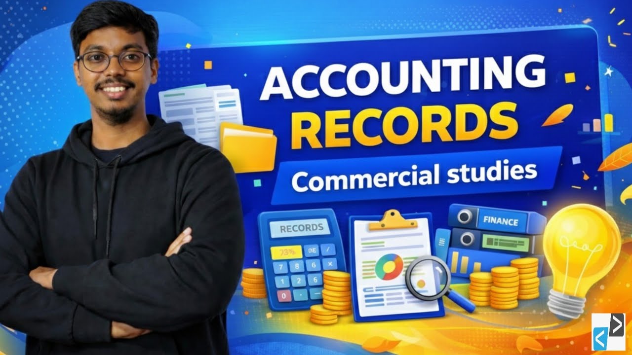 Accounting Records | Chapter 12 | Class 9 ICSE | Commercial Applications