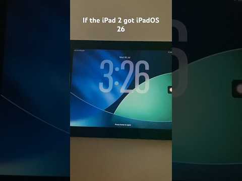 If the iPad 2 got iPadOS 26 #shorts #wwdc25