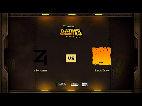 4 Zoomers vs Team Zero, Monster Energy DOTA Summit 13:NA, bo3, game 1 [Mila]
