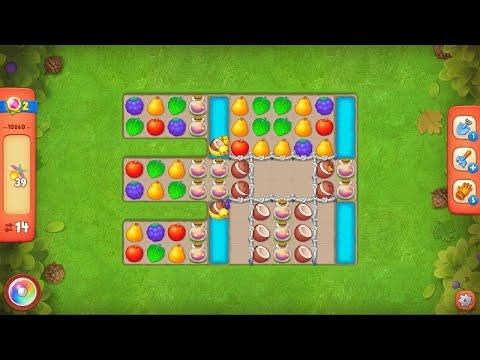 Gardenscapes level 10860 No Boosters Gameplay