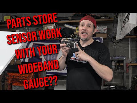 Will a parts store Wideband sensor work with your Gauge or EFI?!
