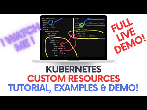 Kubernetes CUSTOM RESOURCES - Tutorial, Examples & Demo