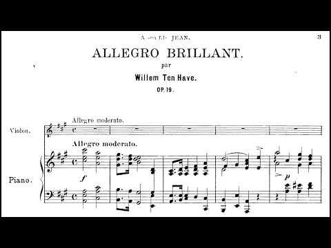 William ten Have: Allegro Brillante, Op.19 (Barbara Barber)