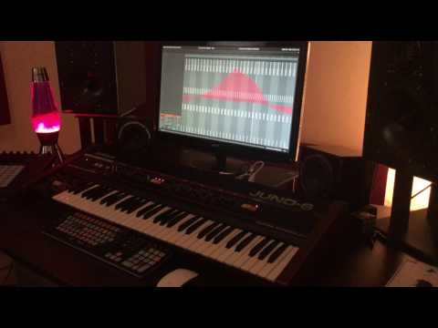 Roland Juno 6 with Tubbutec Juno 66 Upgrade - filter MIDI control