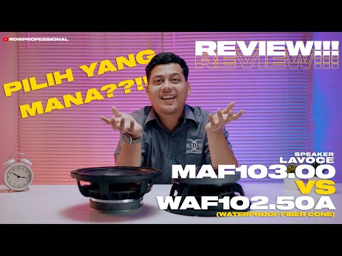 REVIEW !!! SPEAKER LAVOCE ITALIANA MAF103.00 VS WAF102.50A !!!