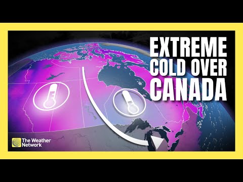 Extreme Cold: A Major Arctic Outbreak is Building Over Canada | #forecast