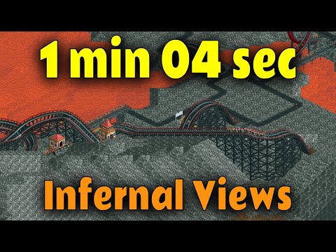 Beating Infernal Views in 1m 04s - OpenRCT2 speedrun