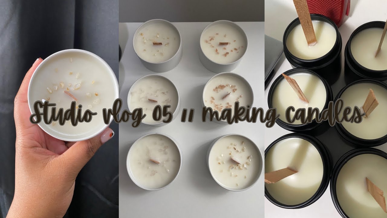 Studio VLOG 05// making candles