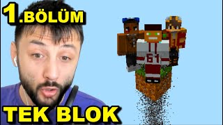 Ekiple TEK BLOK MİNECRAFT SkyBlock 1.Bölüm